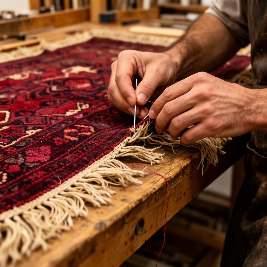 Restauration de tapis à Menton